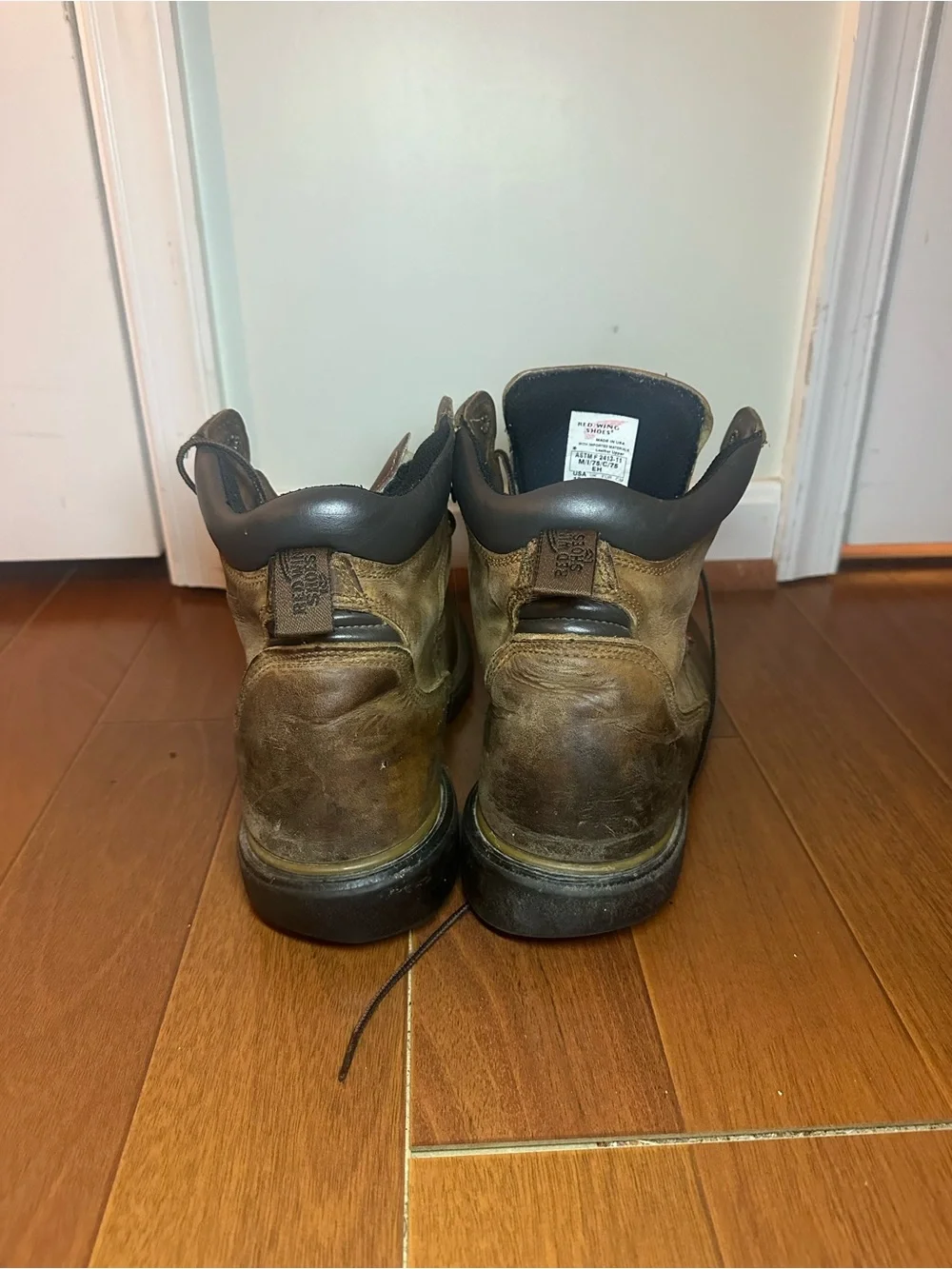 Red Wing 2212 USA Discontinued Leather Steel Toe Mens Boots 12